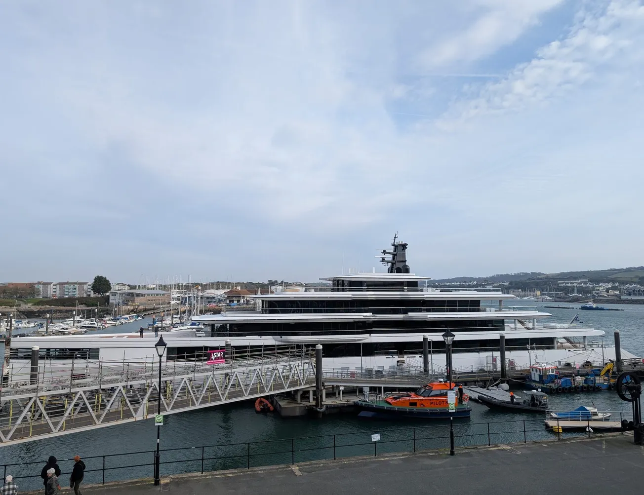 Here’s why Billionaire's superyacht worth more than £275 million made surprise visit to Plymouth