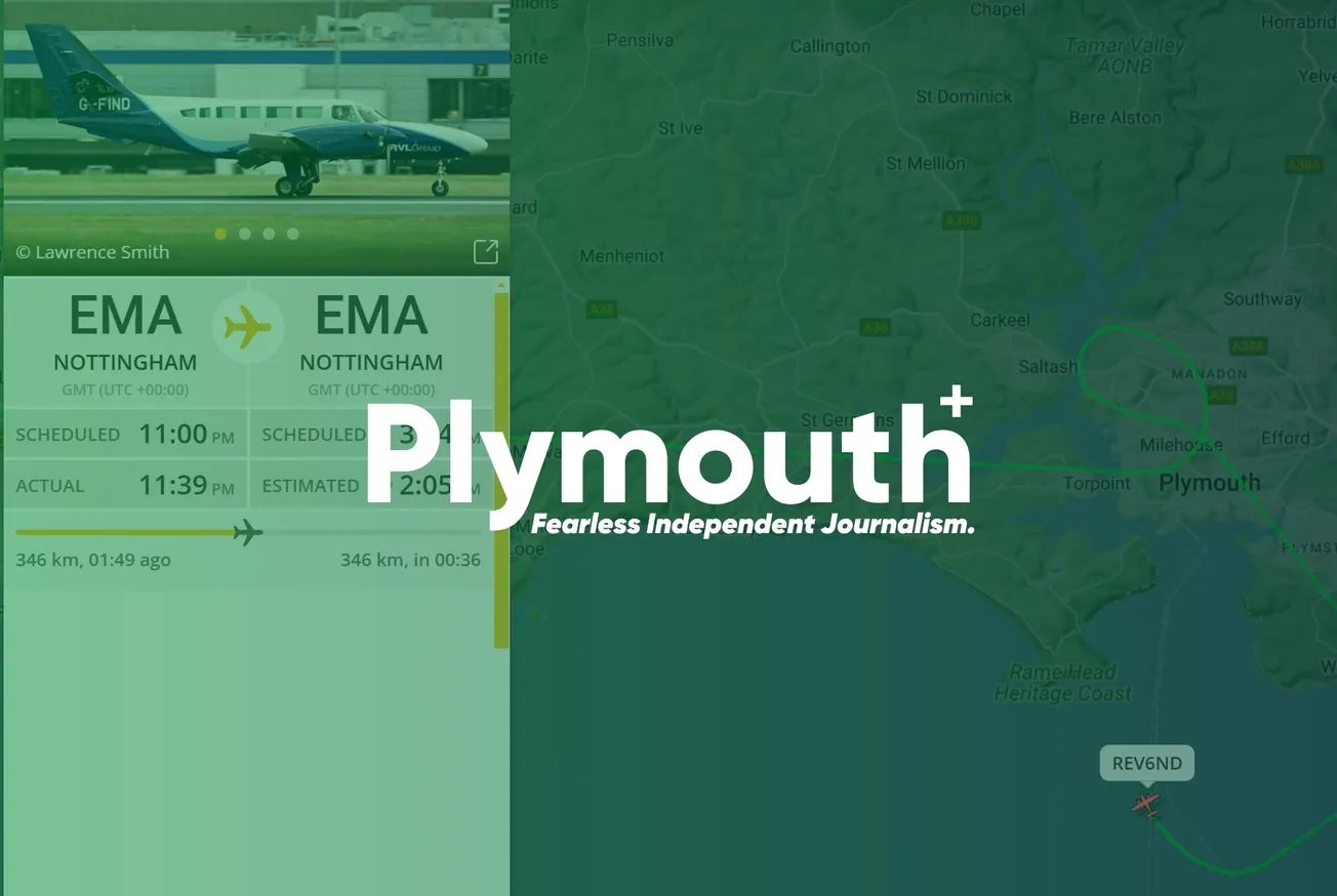 Low flying plane wakes up hundreds of Plymouth residents